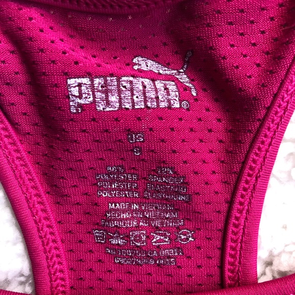 Puma Hot Pink Sports Bra - Picture 4 of 4